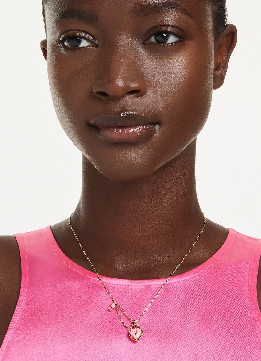 Swarovski Idyllia ketting verguld - detail 5 goud