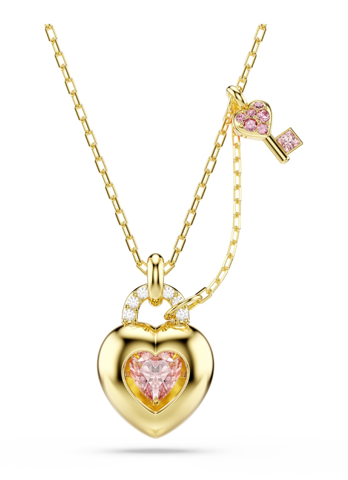 Swarovski Idyllia ketting verguld - voorkant 6 goud