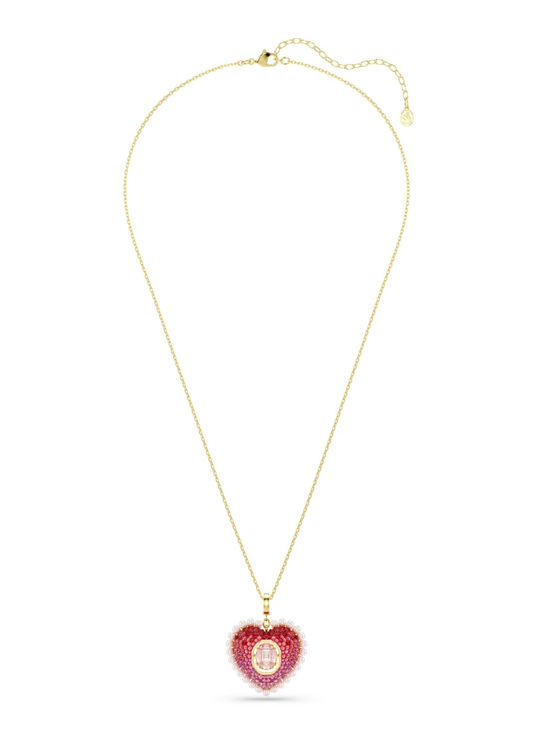 Swarovski Idyllia ketting verguld - detail 2 goud