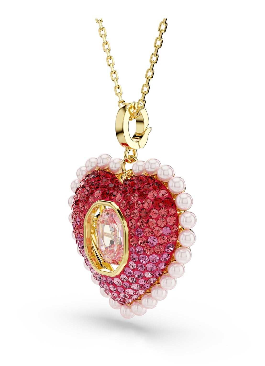 Swarovski Idyllia ketting verguld - detail 3 goud