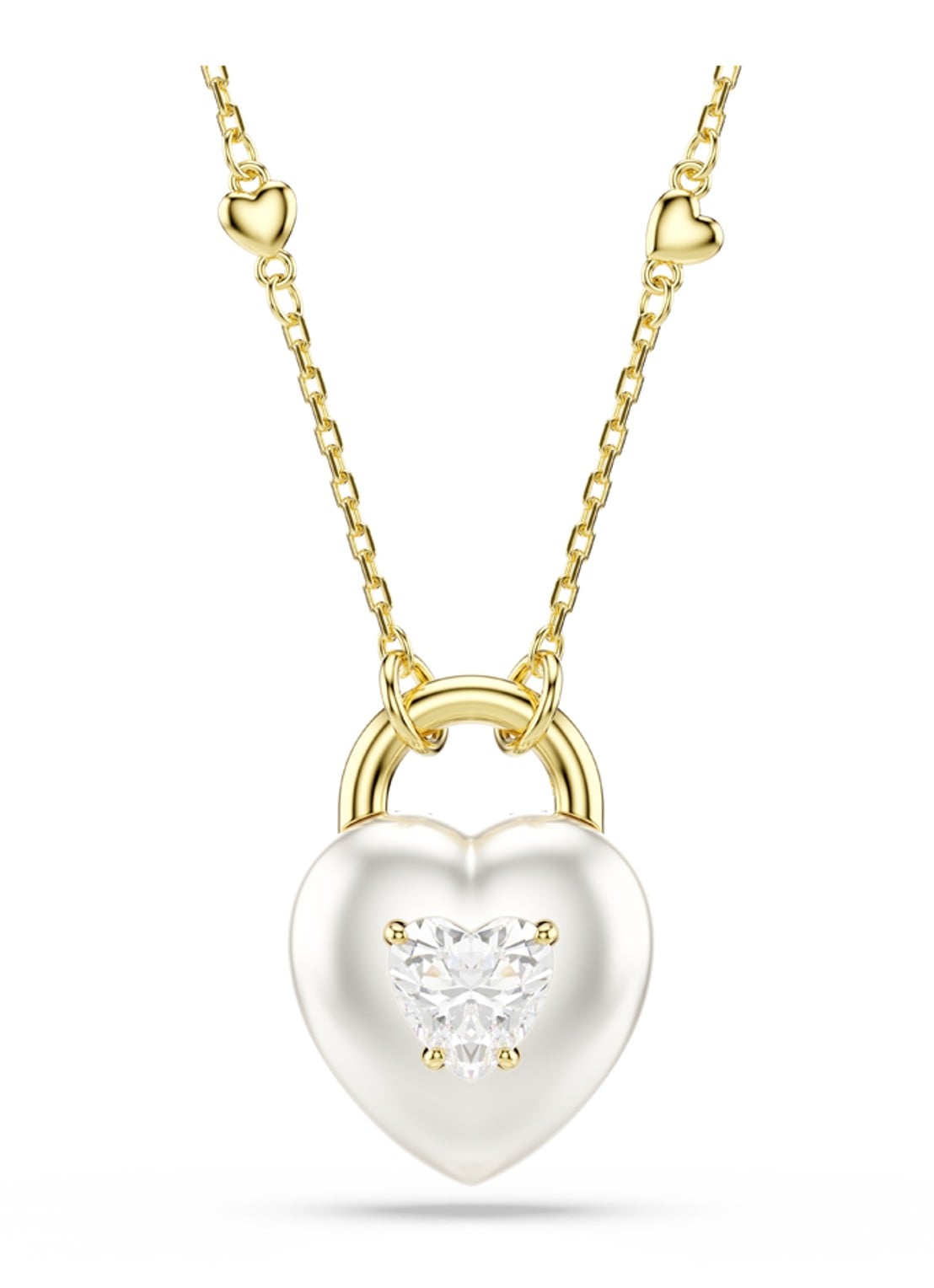 Swarovski Idyllia ketting verguld  - voorkant 6 goud