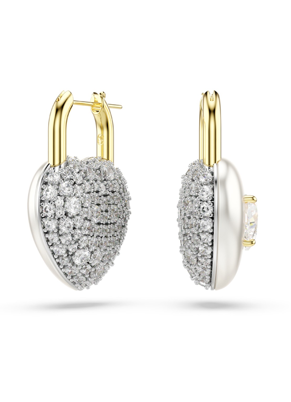 Swarovski Idyllia oorhangers verguld - voorkant 6 goud