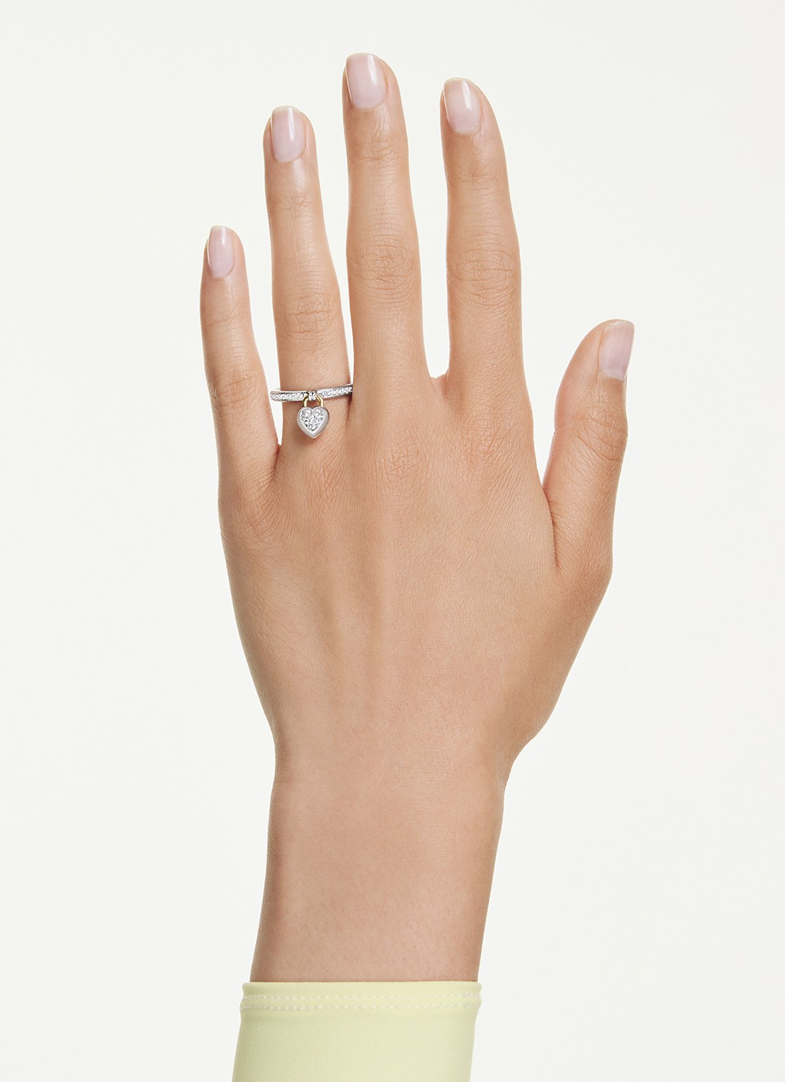 Swarovski Idyllia ring met kristal 55 - detail 6 zilver
