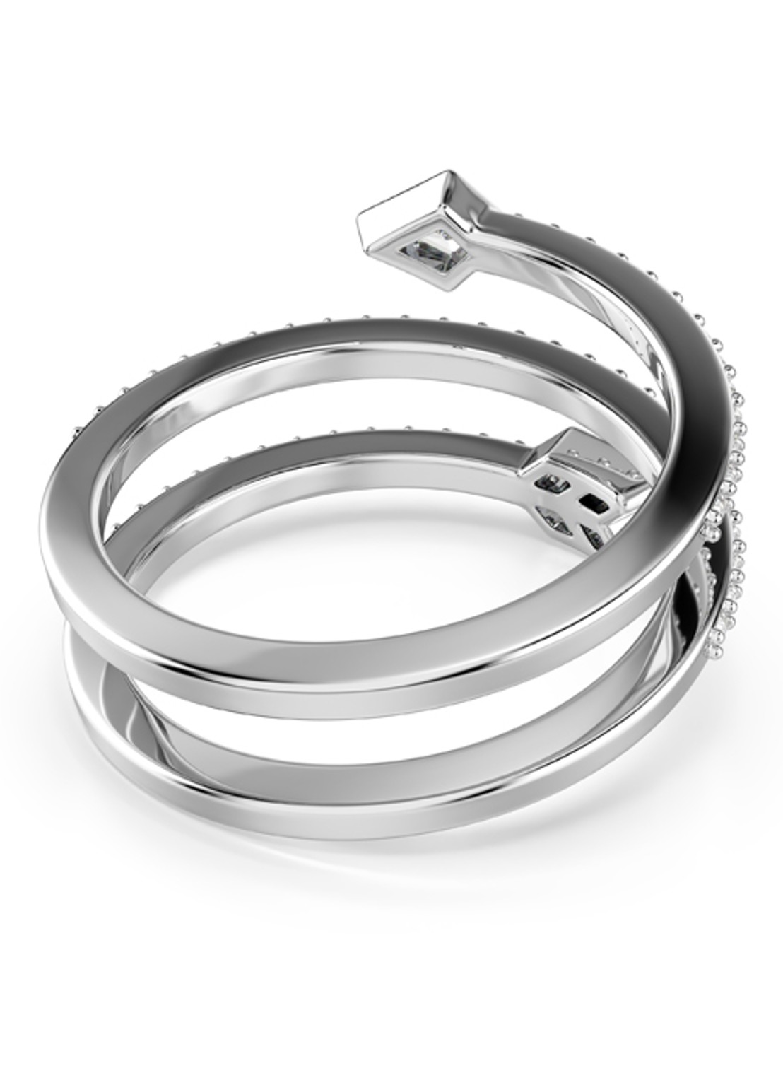 Swarovski Idyllia ring met kristal 55 - detail 3 zilver