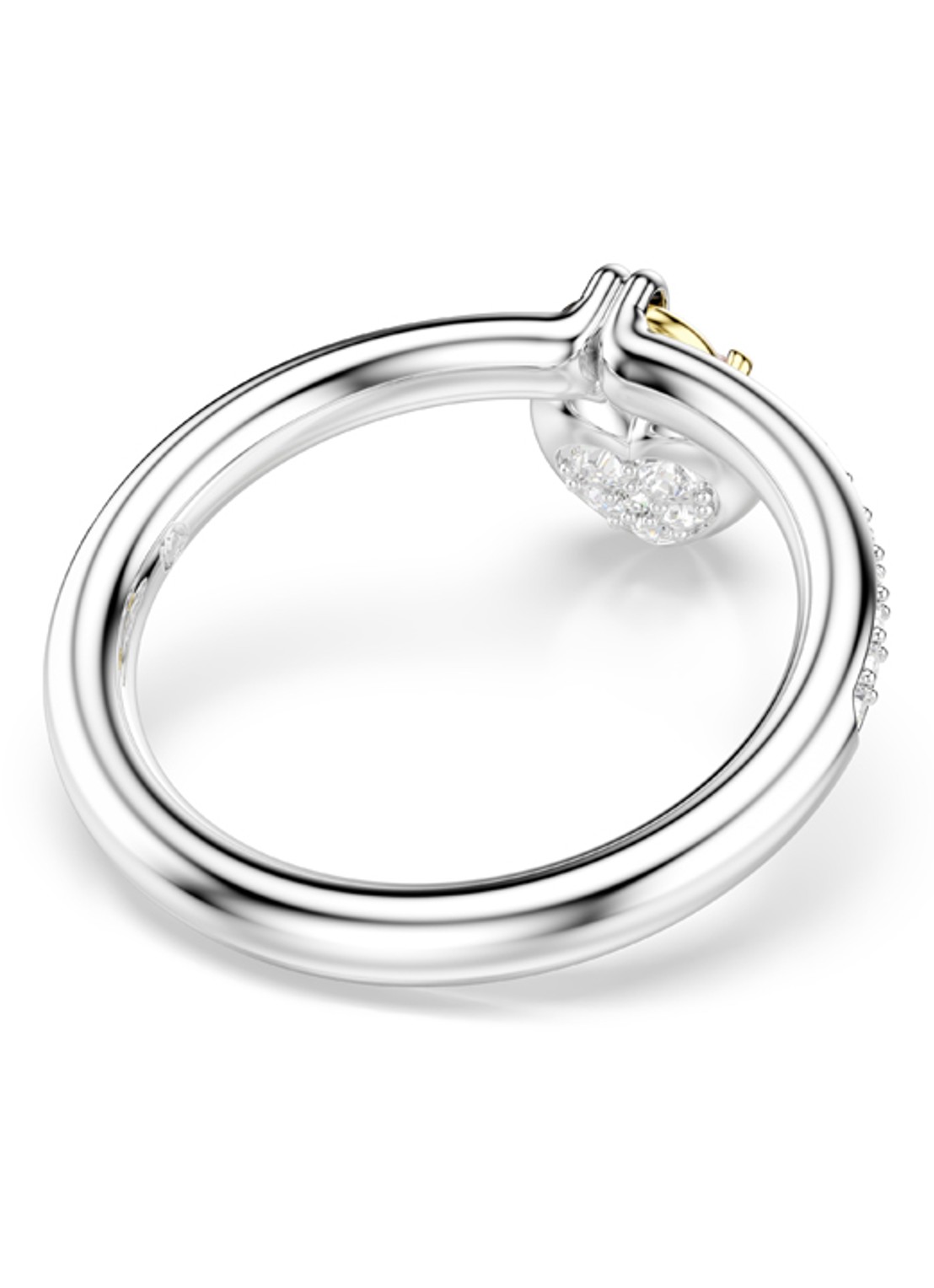 Swarovski Idyllia ring met kristal 58 - detail 5 zilver