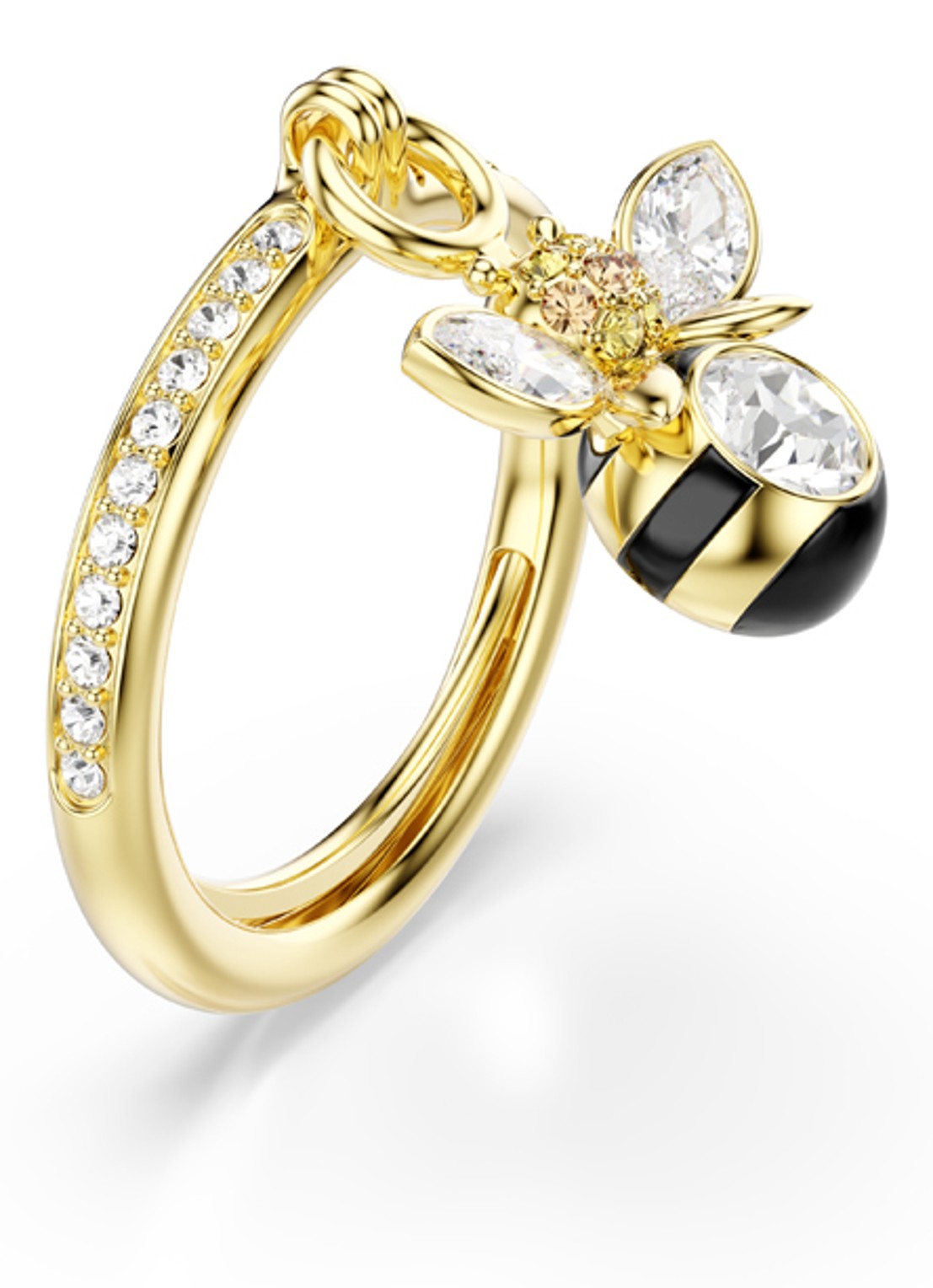 Swarovski Idyllia ring verguld 50-55 - detail 2 goud