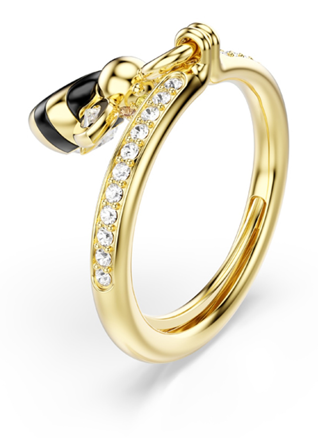 Swarovski Idyllia ring verguld 50-55 - detail 3 goud