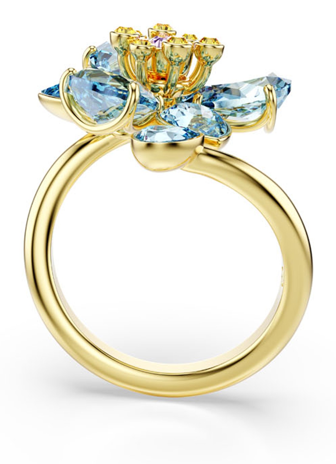 Swarovski Idyllia ring verguld 52 - detail 3 goud