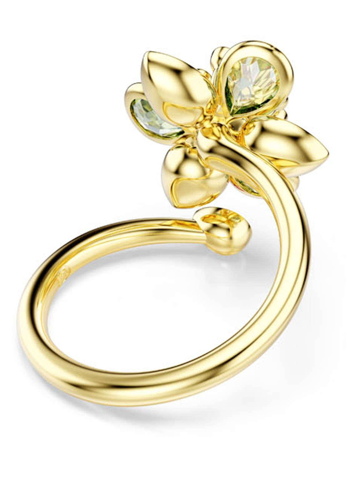 Swarovski Idyllia ring verguld 60 - detail 4 goud
