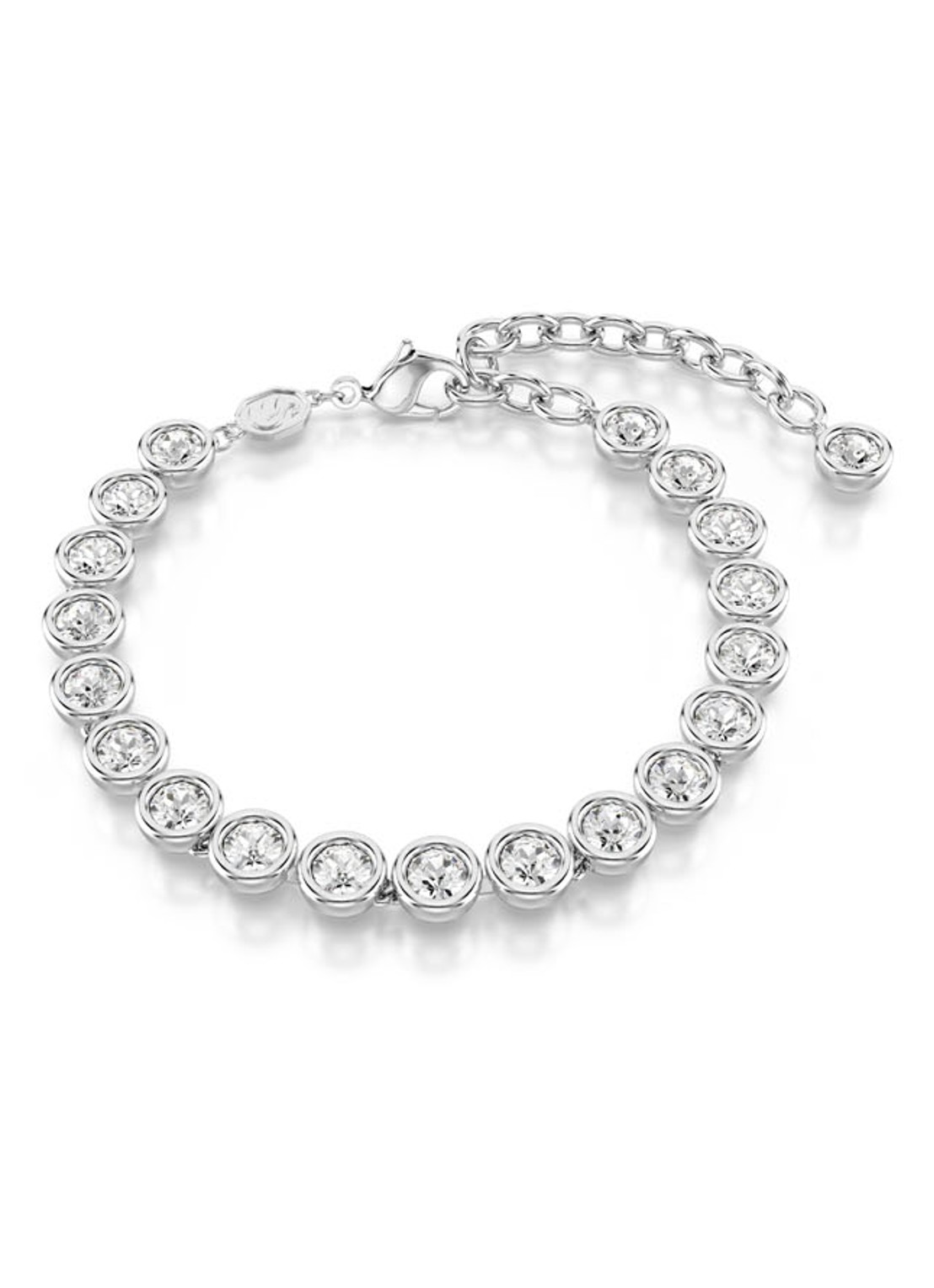 Swarovski Imber armband met kristal M - voorkant 4 zilver