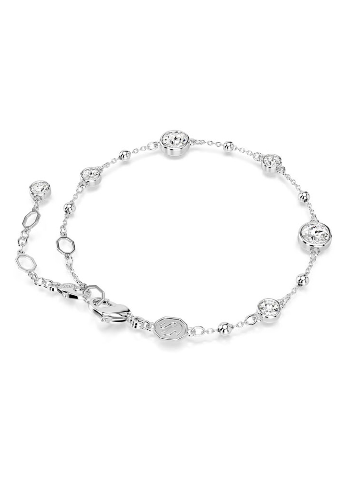 Swarovski Imber armband met kristal M - detail 3 zilver
