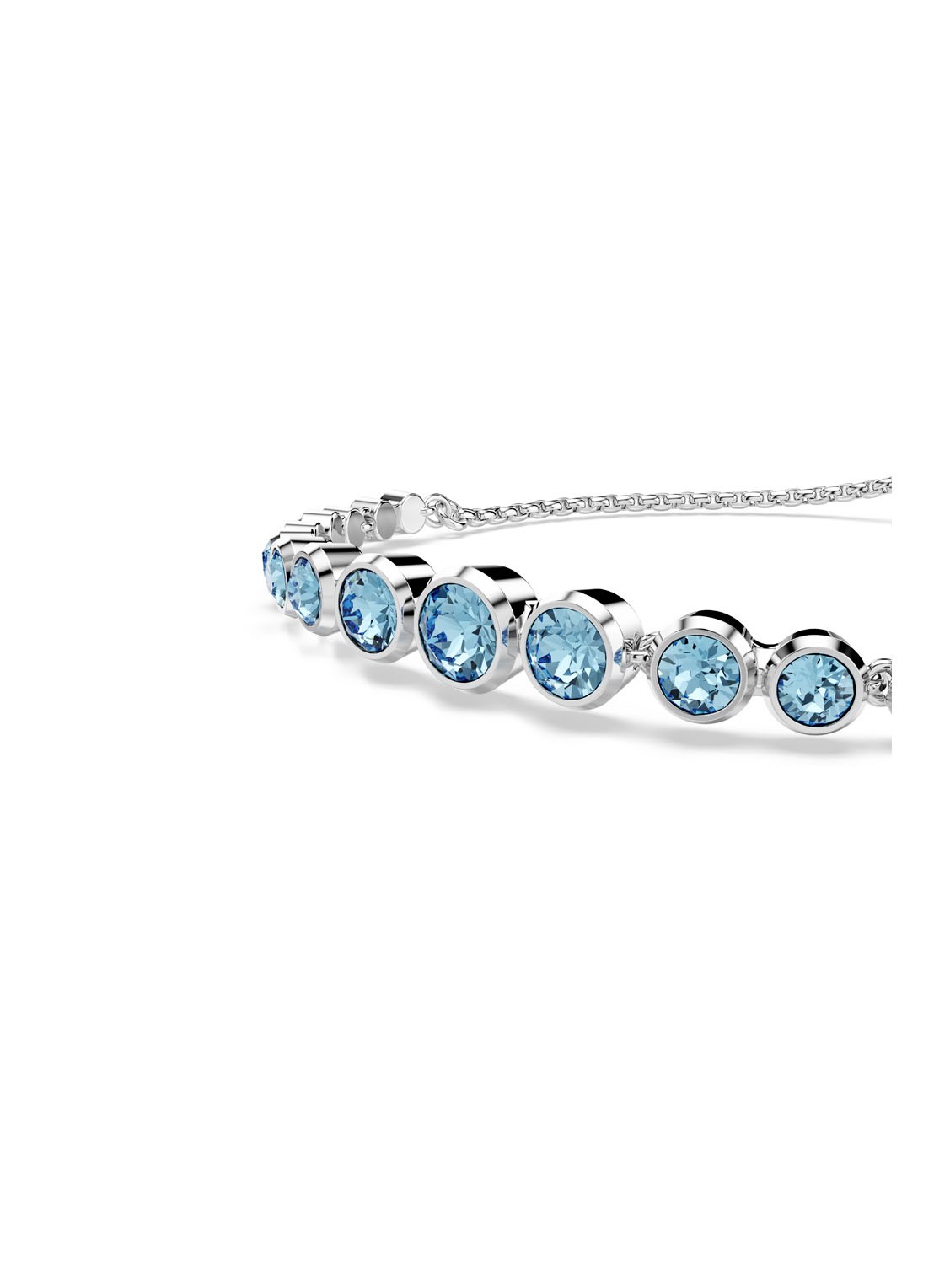 Swarovski Imber armband met kristal M  - detail 4 zilver