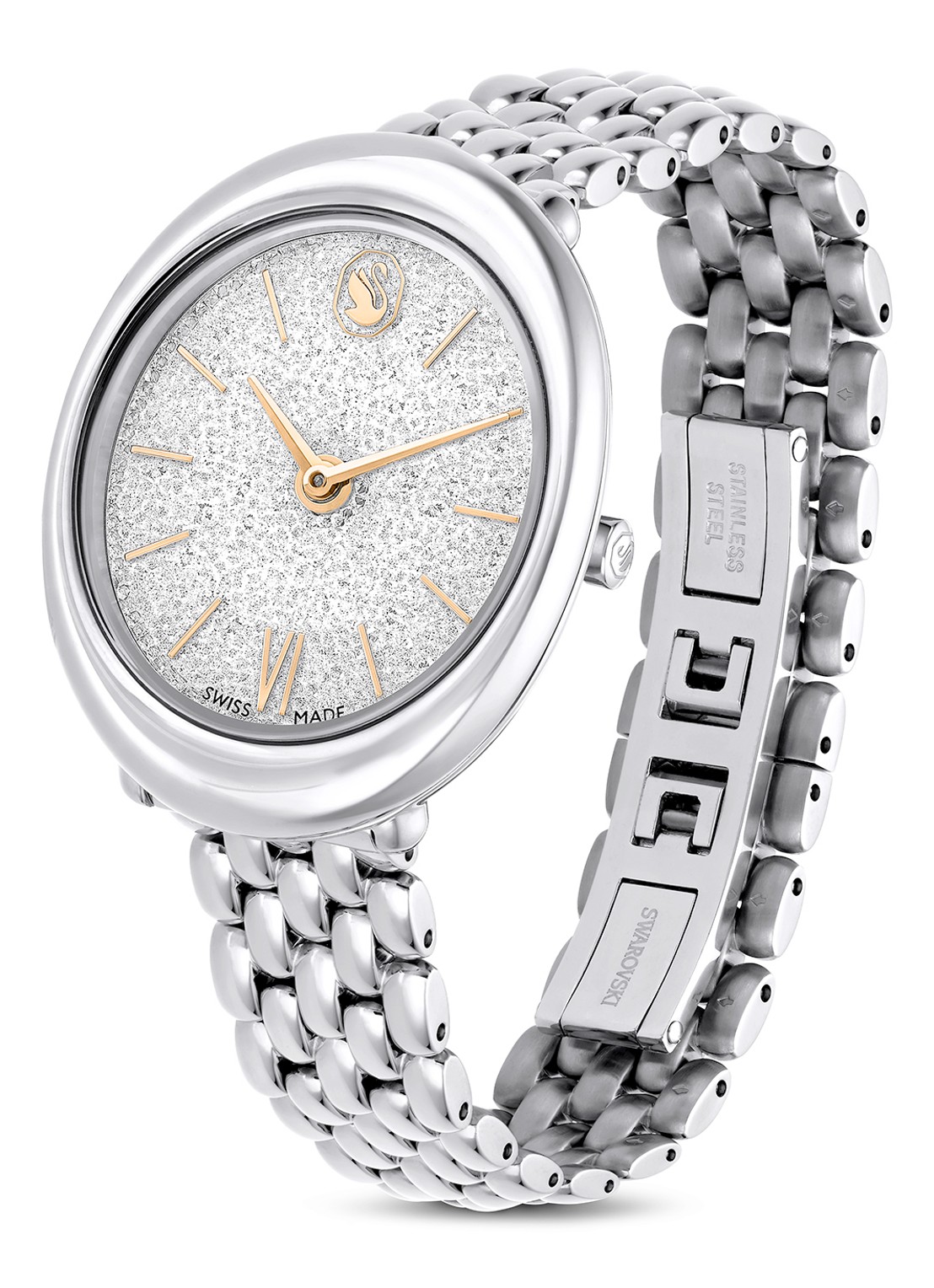 Swarovski Imber horloge 5717590 - detail zilver