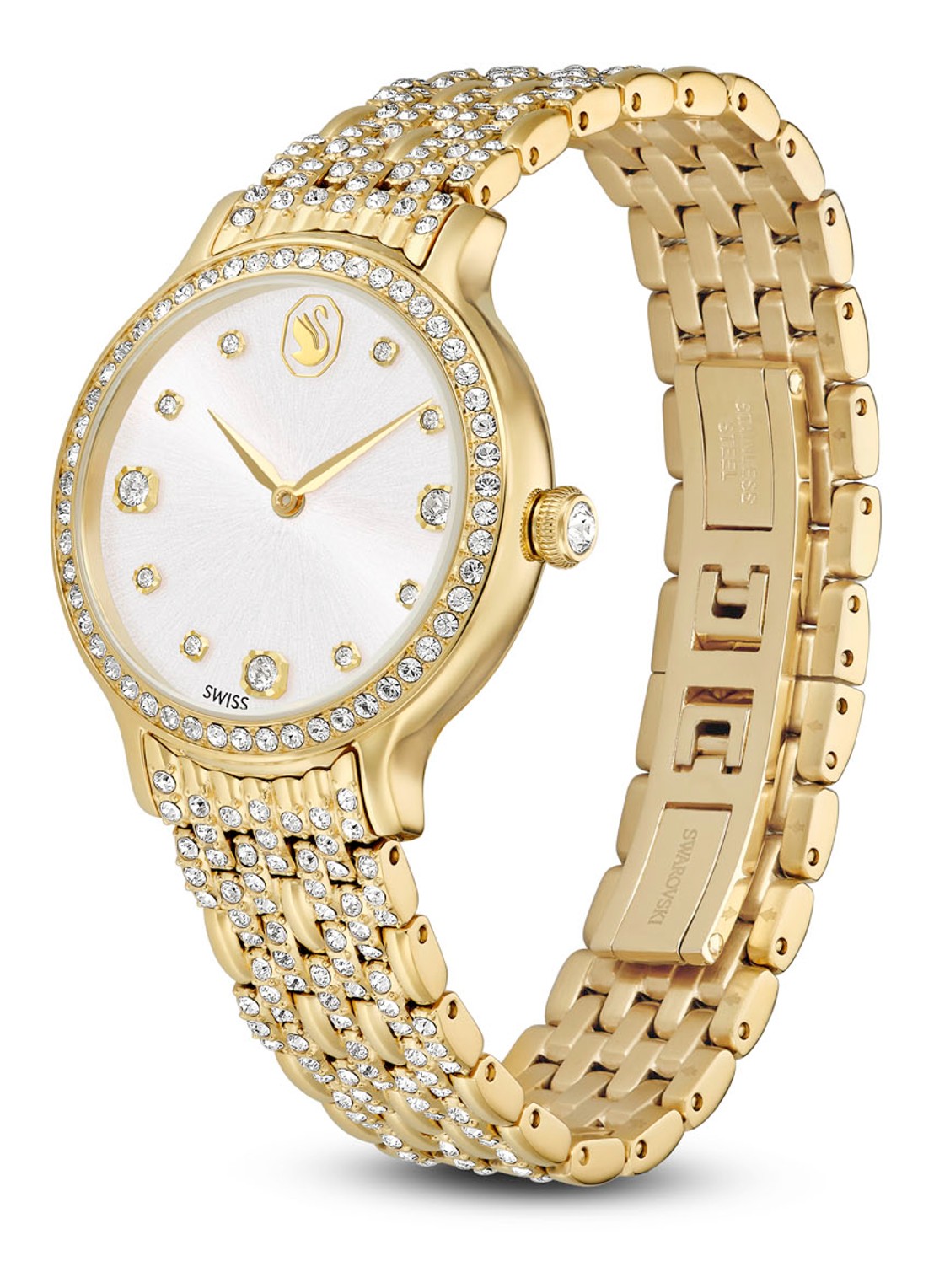 Swarovski Imber horloge 5718169  - detail goud
