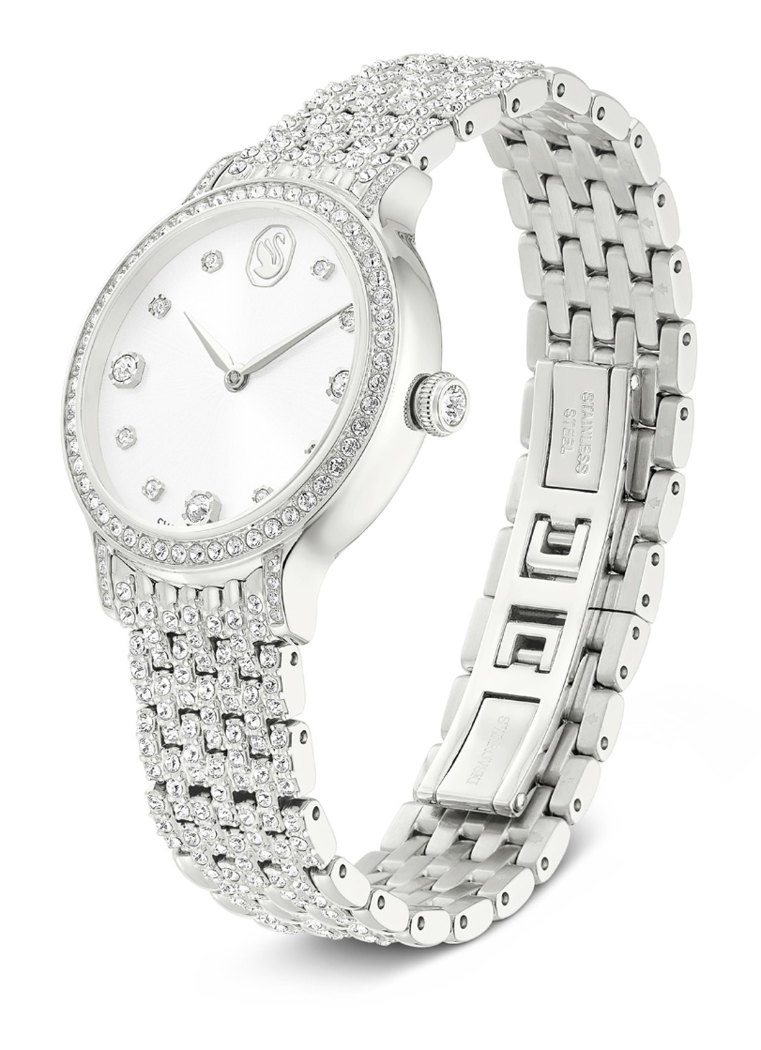 Swarovski Imber horloge 5741229 - detail zilver
