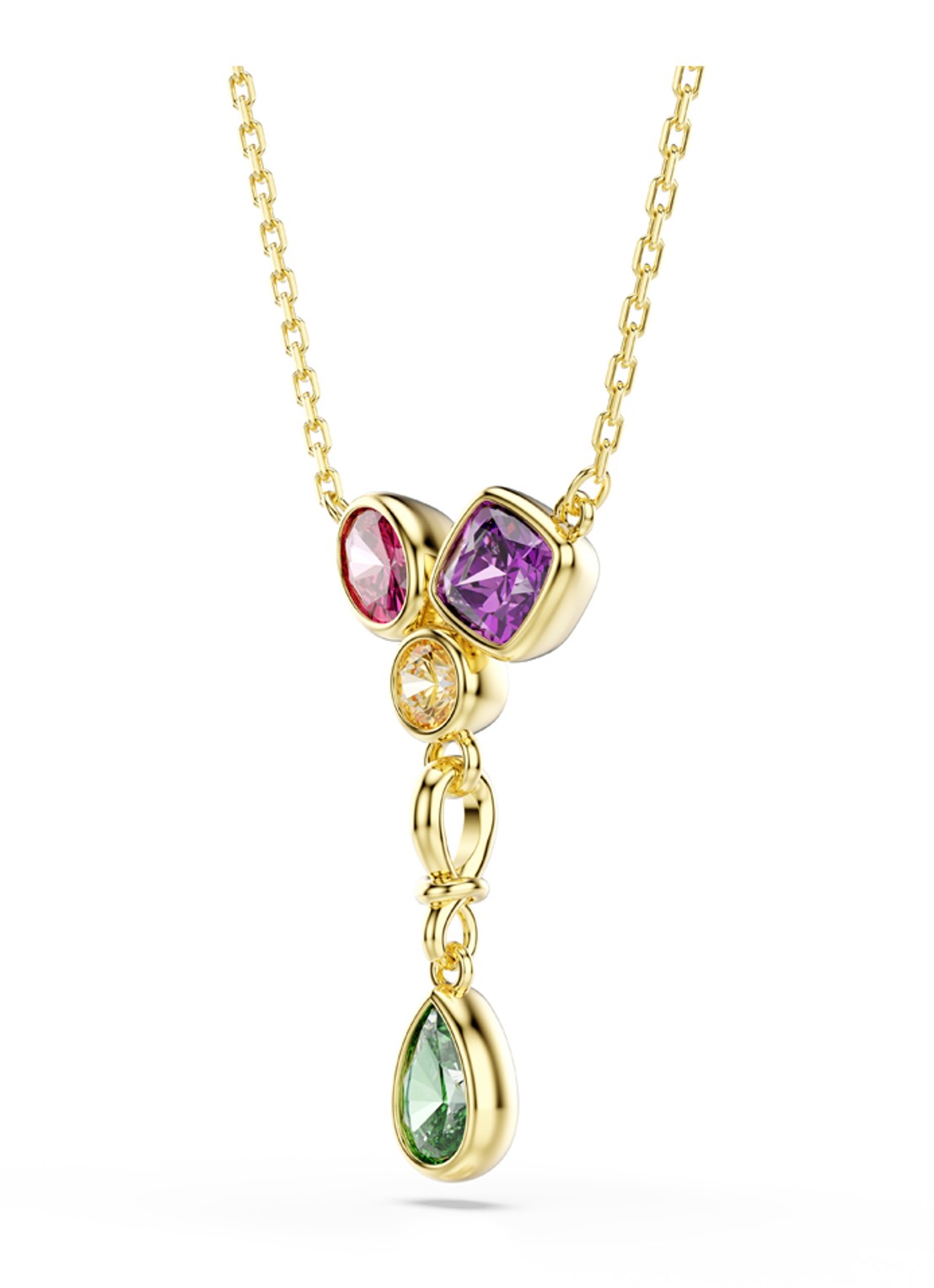 Swarovski Imber ketting met hanger  - detail 2 goud