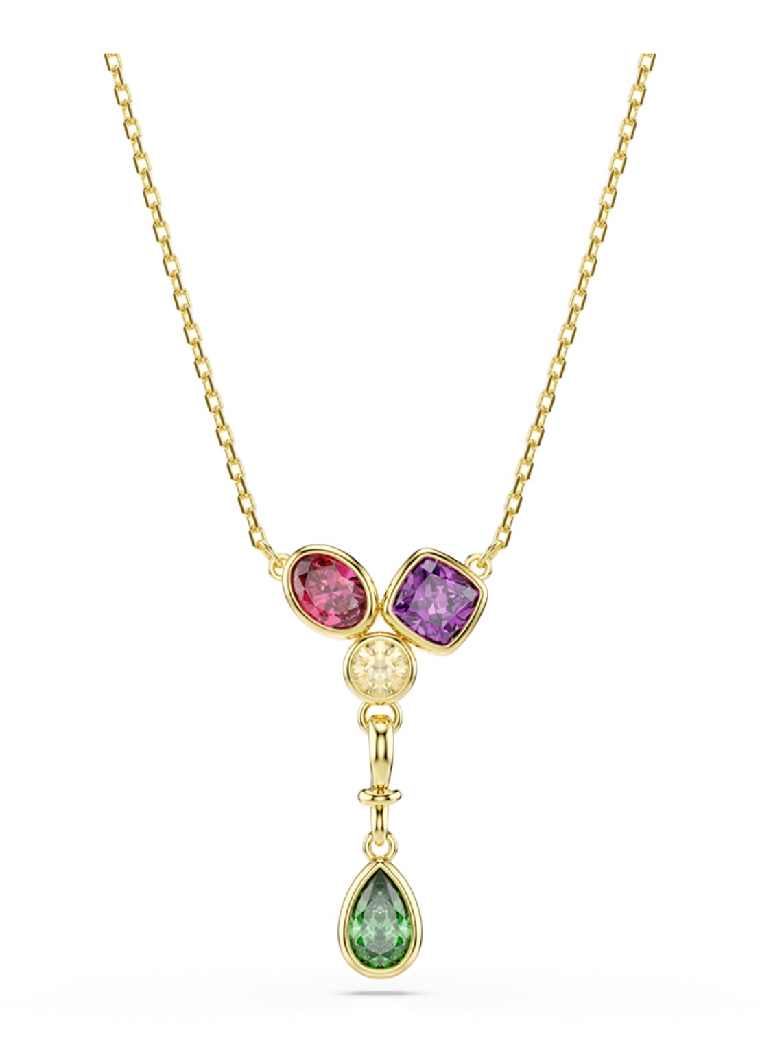 Swarovski Imber ketting met hanger  - voorkant 5 goud