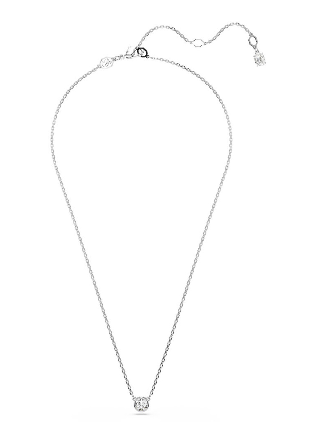 Swarovski Imber ketting met kristal - detail 2 zilver