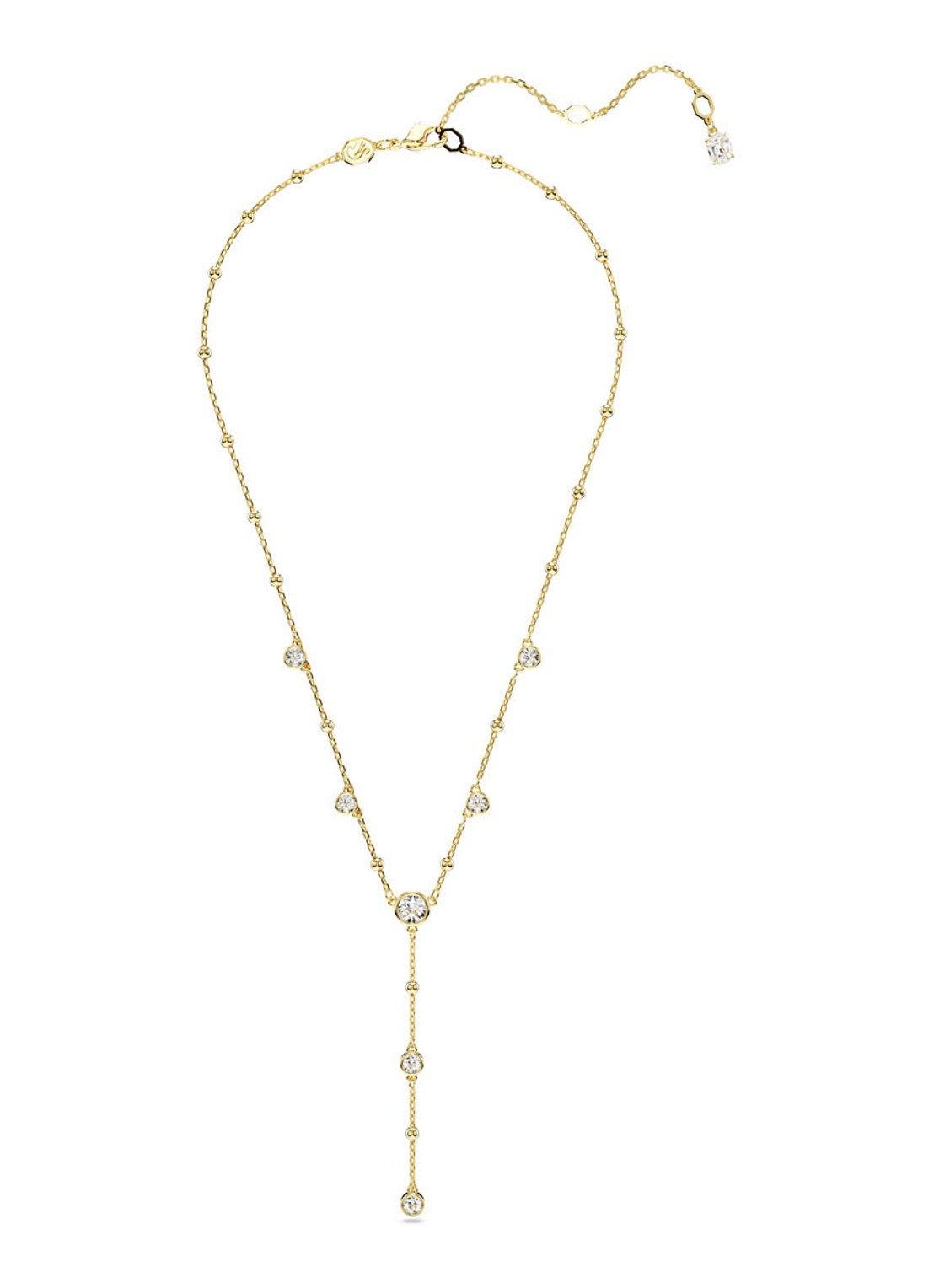 Swarovski Imber ketting verguld  - detail 2 goud