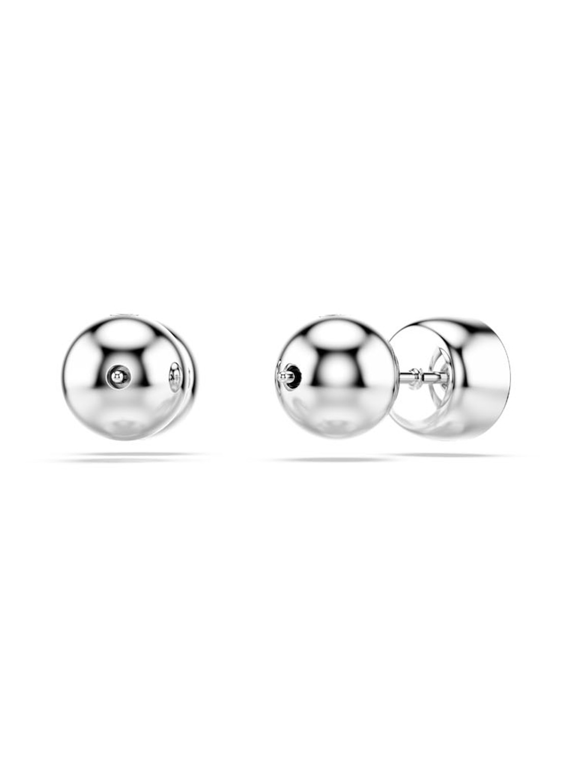 Swarovski Imber oorknopjes met kristal - detail 3 zilver
