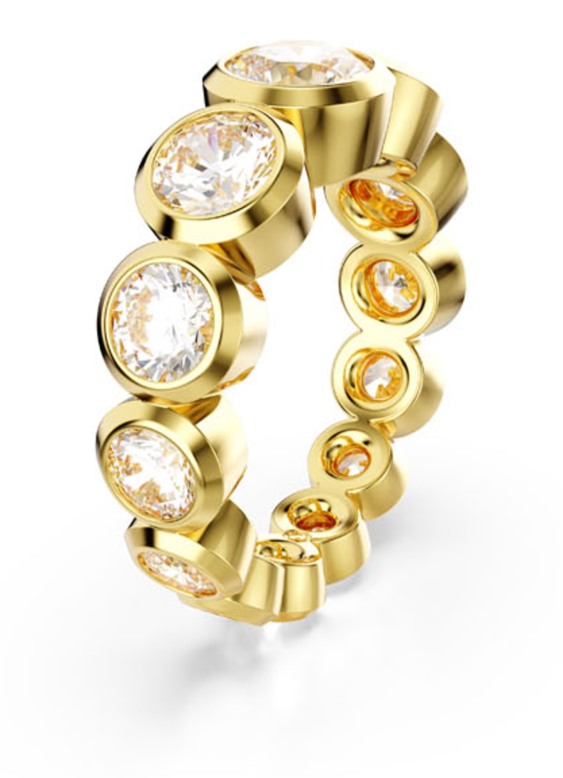 Swarovski Imber ring verguld 55  - detail goud