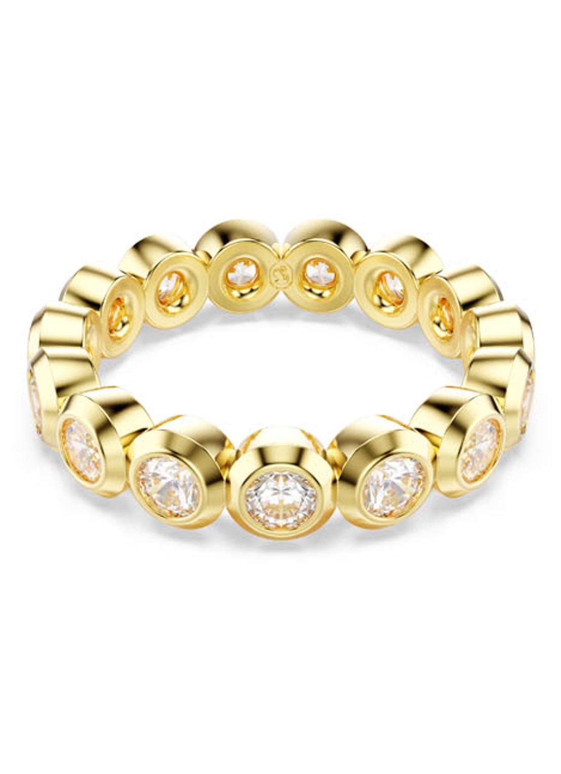 Swarovski Imber ring verguld 55 - voorkant goud