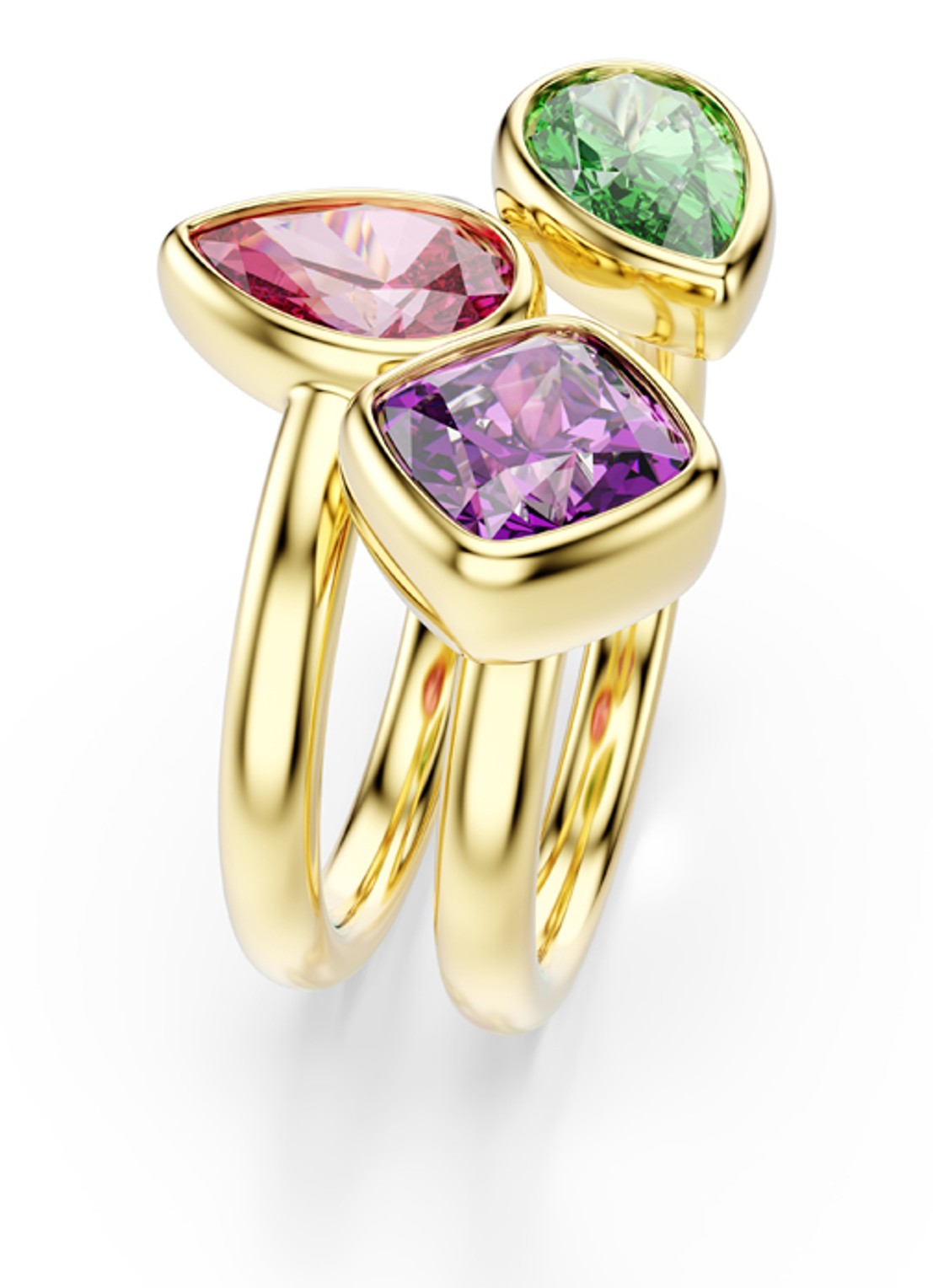 Swarovski Imber ring verguld 55 - detail 2 goud