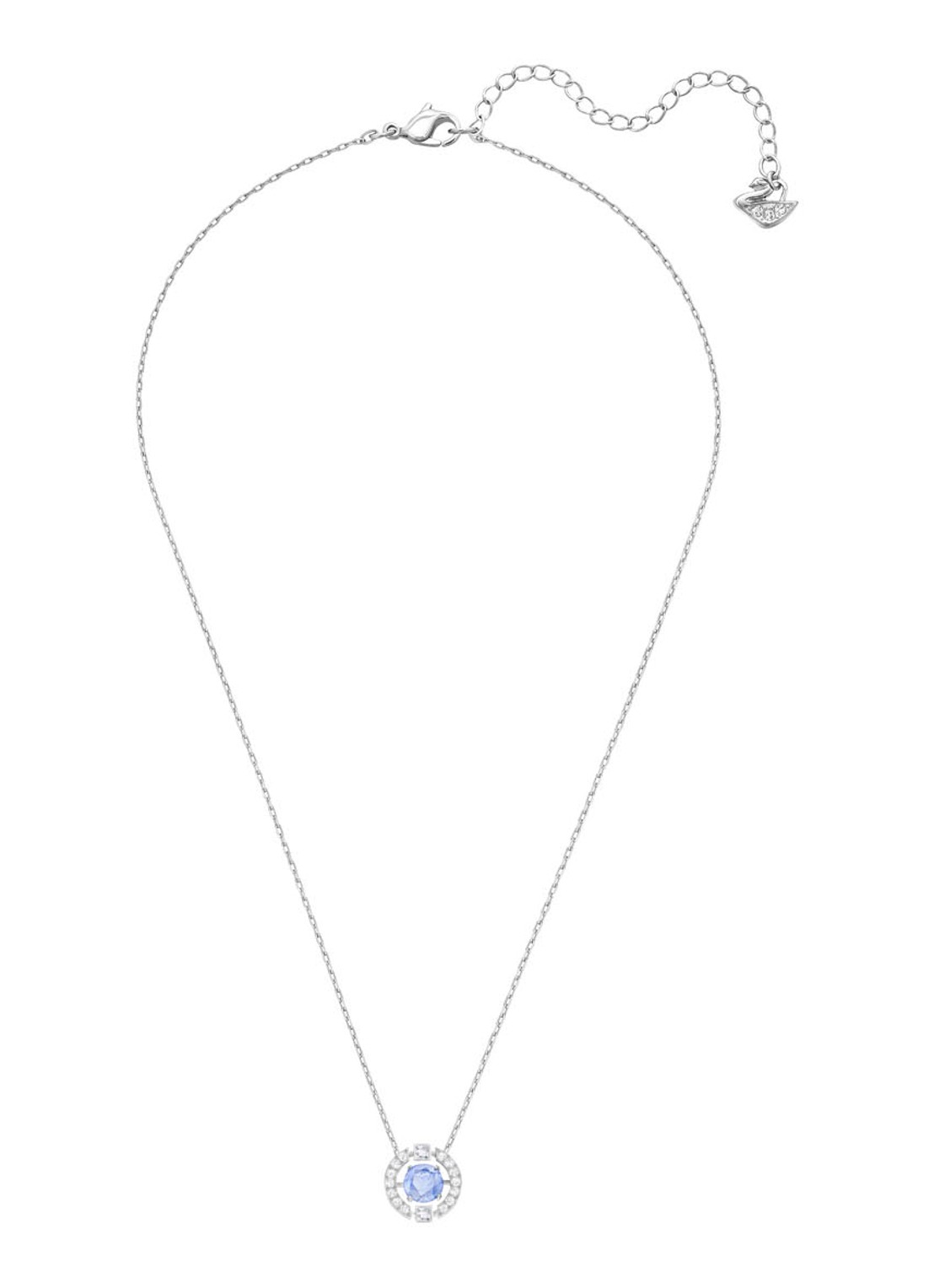 Swarovski Ketting Sparkling Dance - detail zilver
