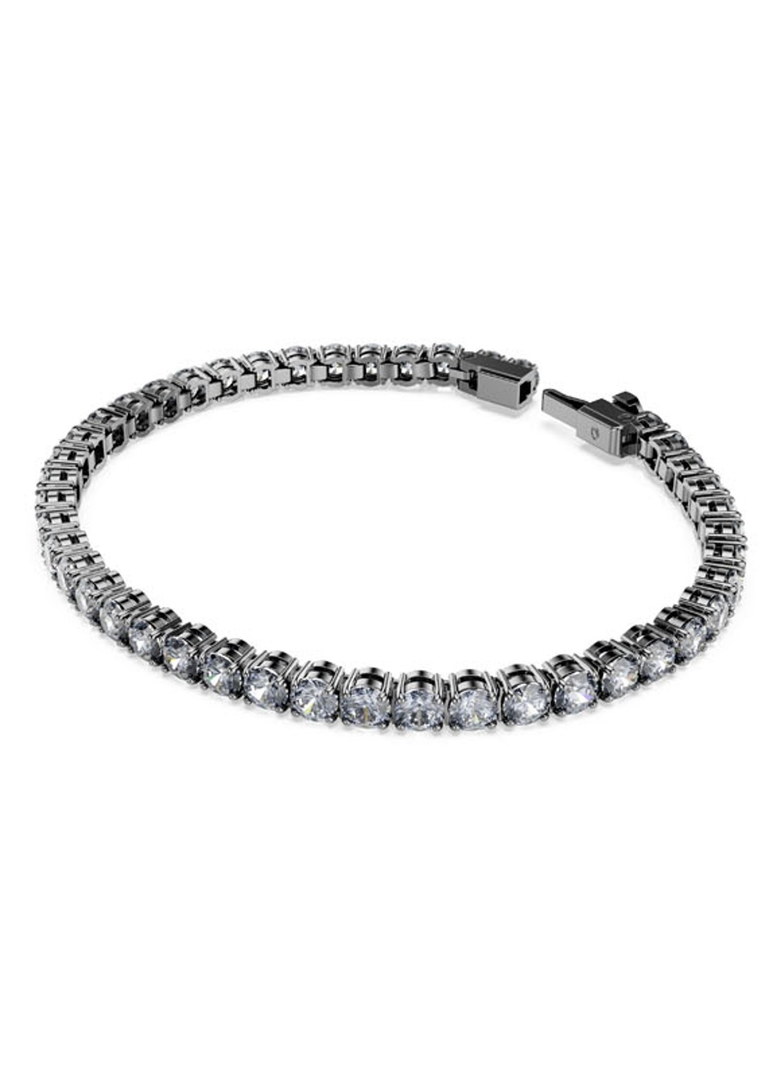 Swarovski Matrix armband met kristal L - detail zilver