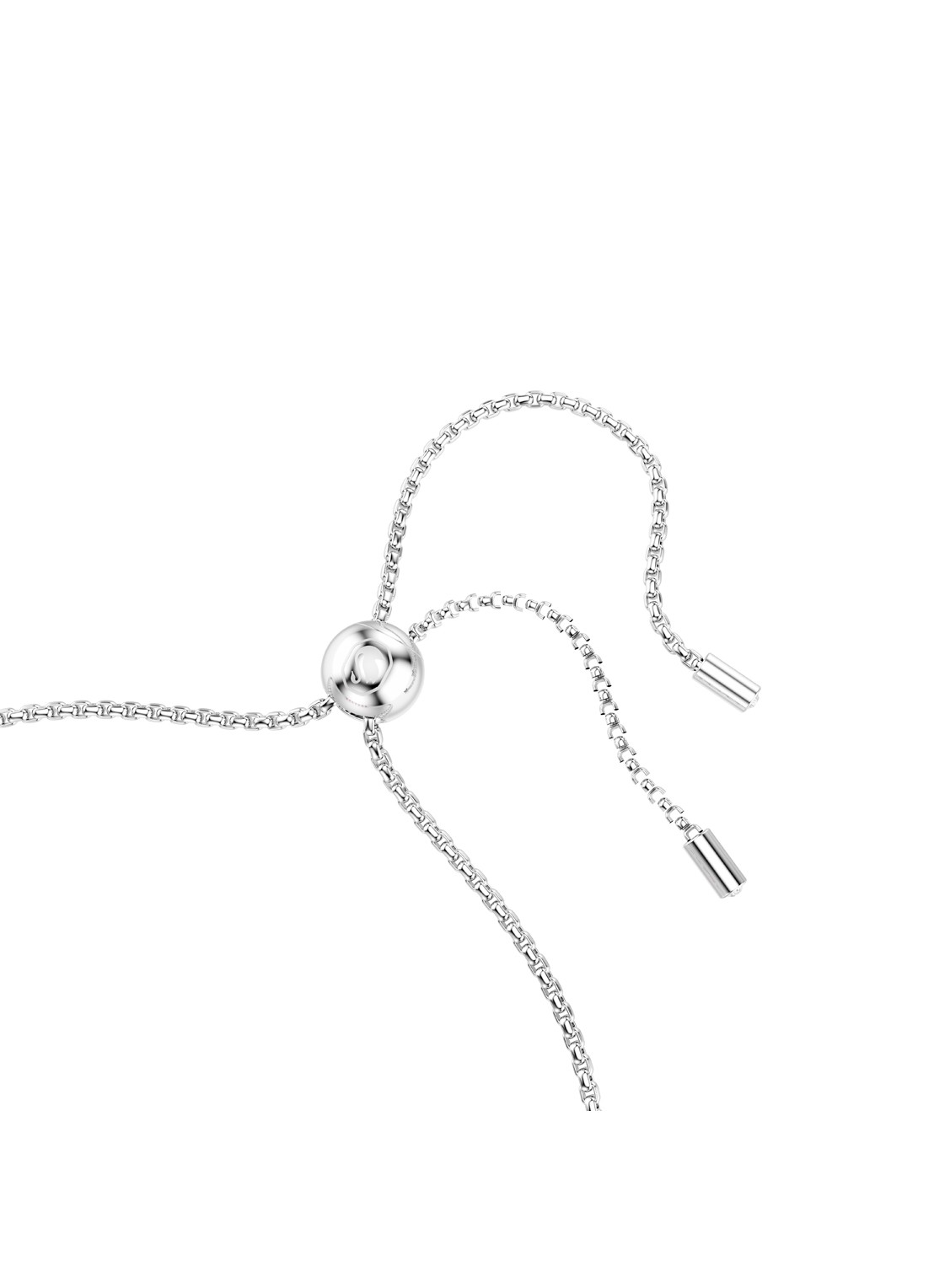 Swarovski Matrix armband met kristal - detail 3 zilver
