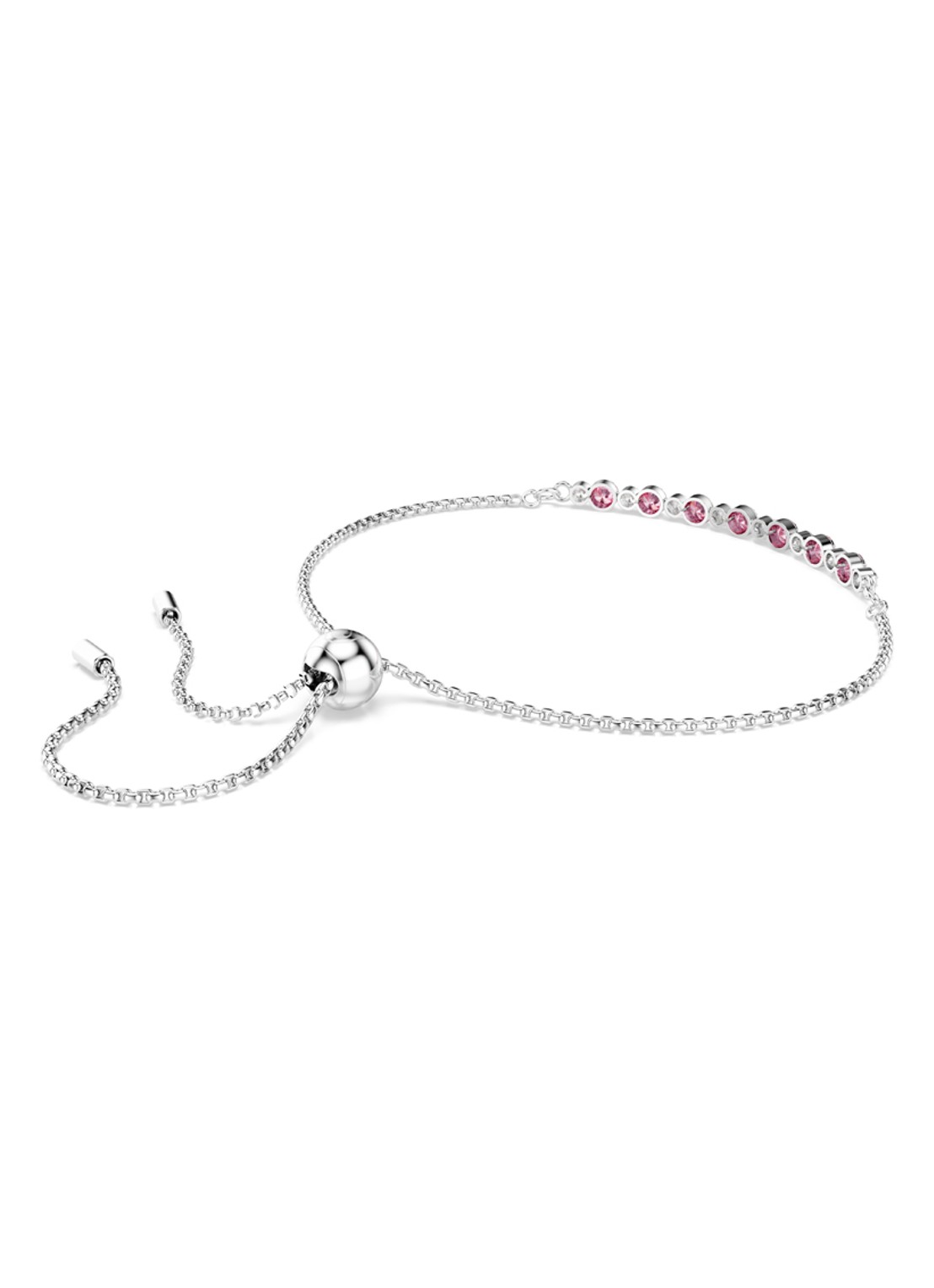 Swarovski Matrix armband met kristal - detail 4 zilver