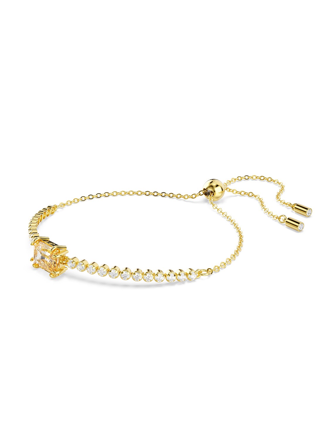 Swarovski Matrix armband met zirkonia M - detail 2 goud