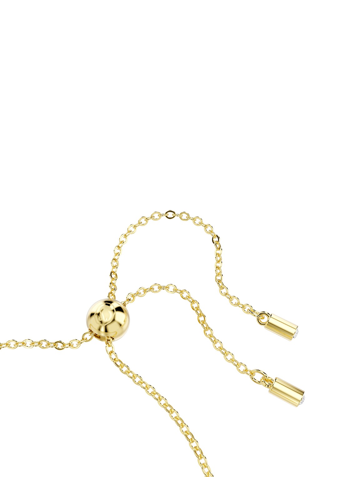 Swarovski Matrix armband met zirkonia M - detail 3 goud