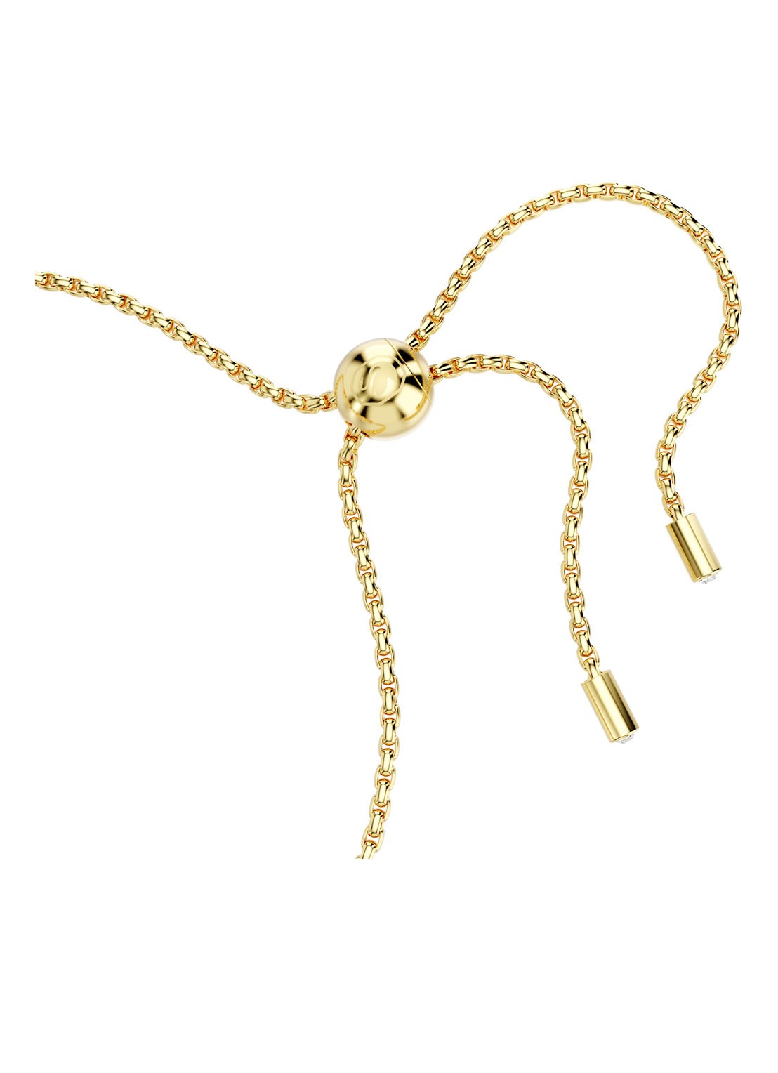 Swarovski Matrix armband verguld M  - detail 2 goud