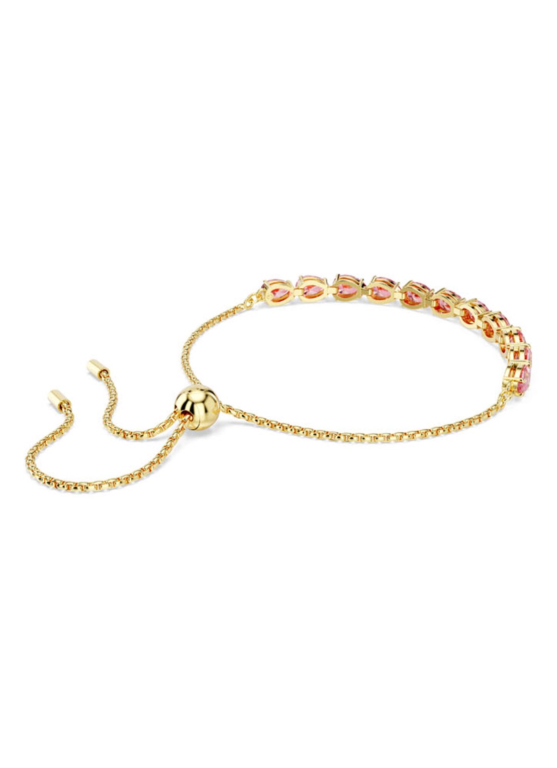 Swarovski Matrix armband verguld M  - detail 4 goud