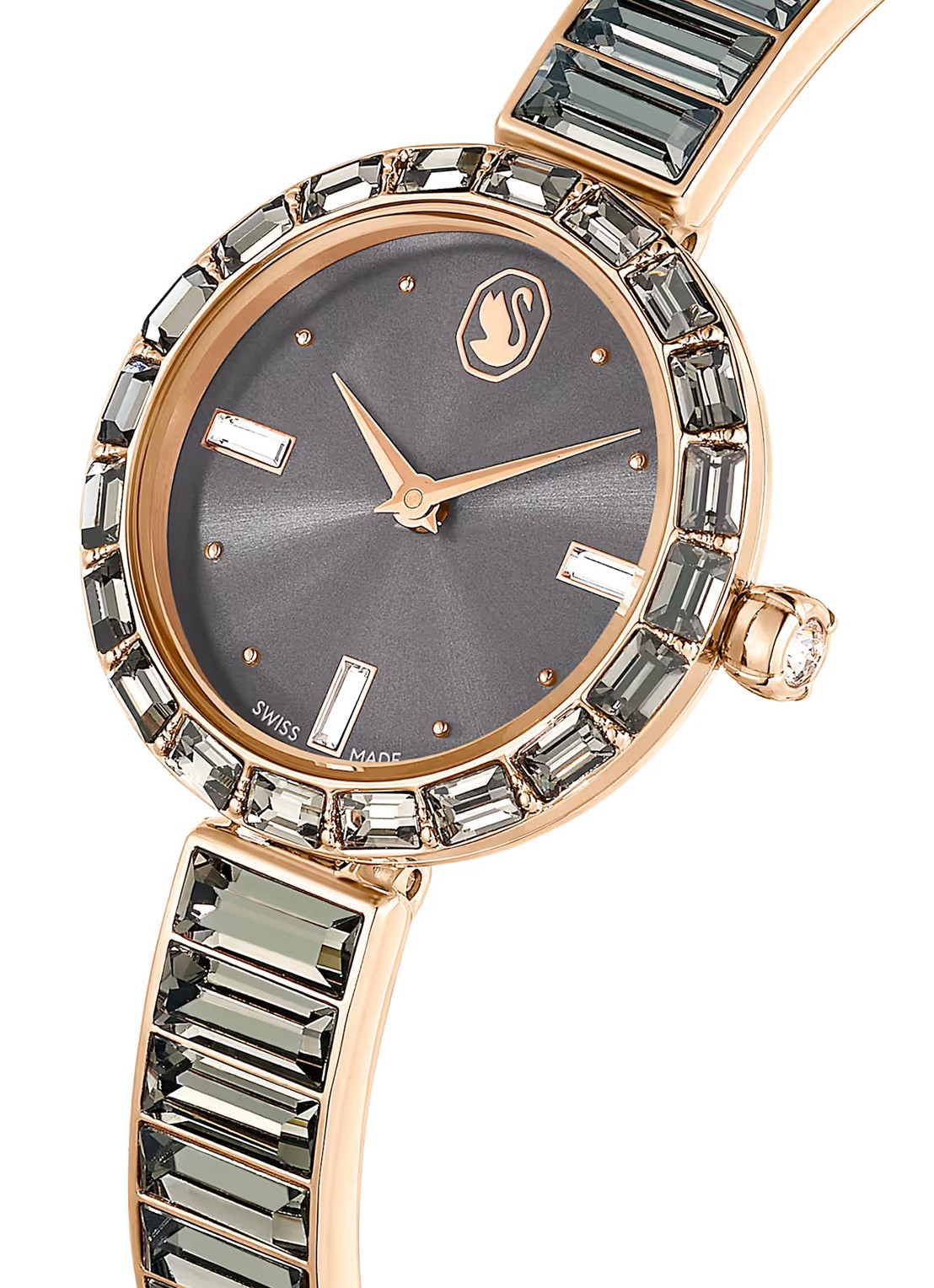 Swarovski Matrix bangle horloge 5679887 - detail 4 grijs