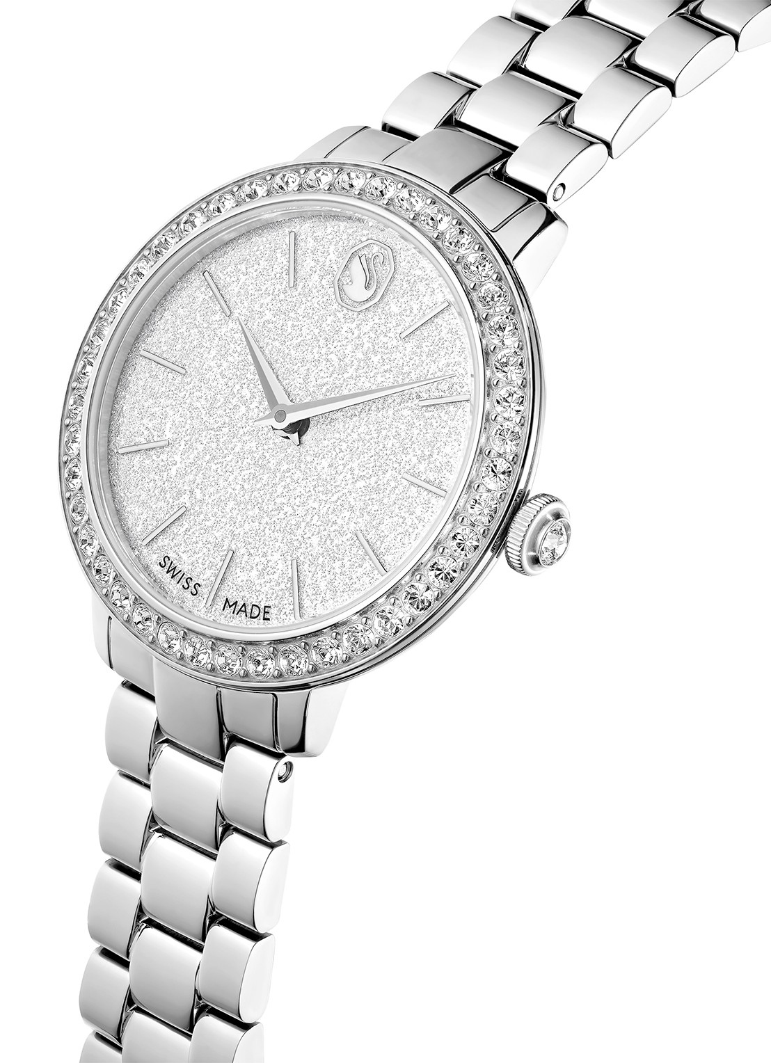 Swarovski Matrix horloge 5706182 - detail 3 zilver