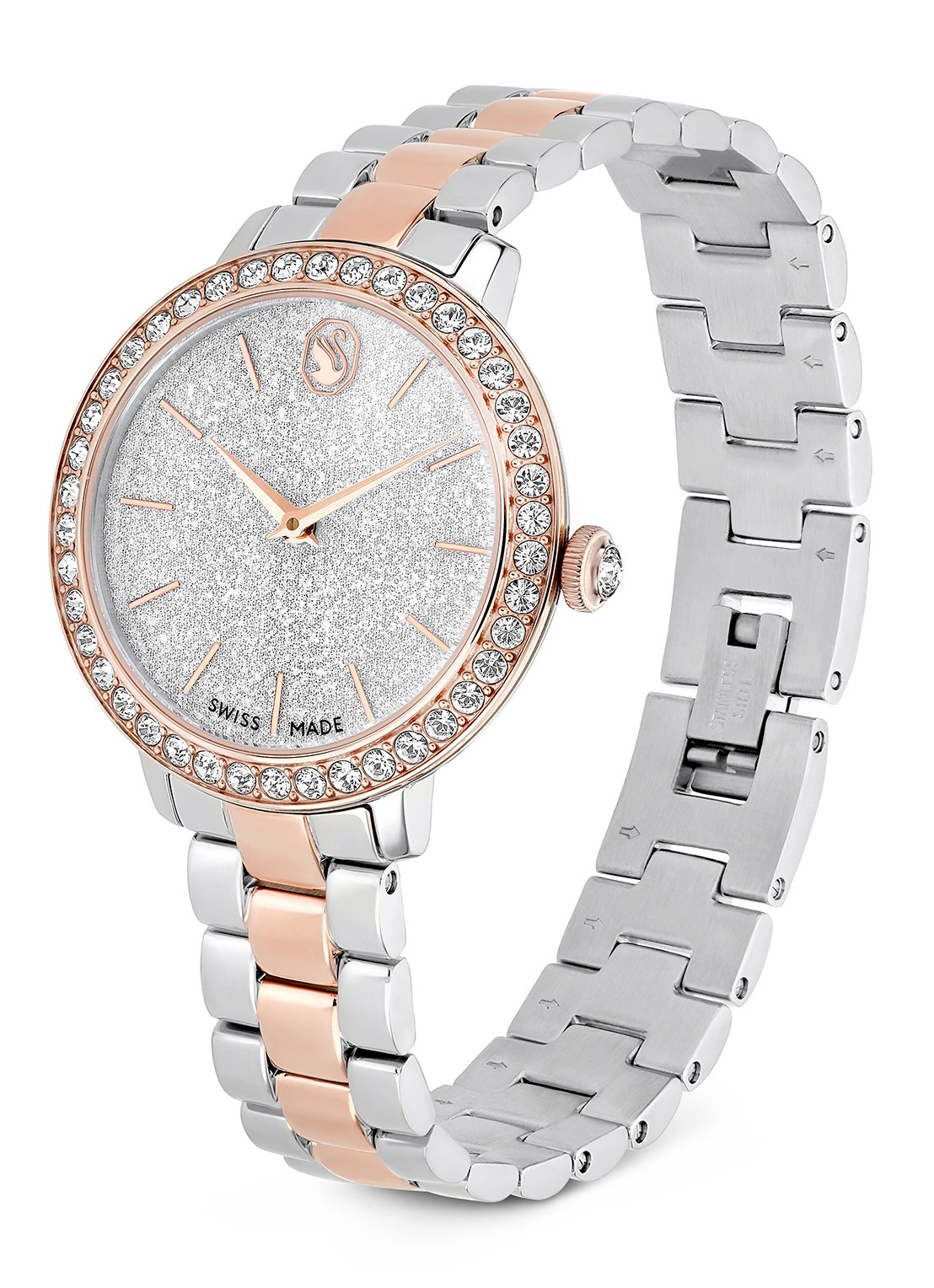 Swarovski Matrix horloge 5715028 - detail 3 zilver