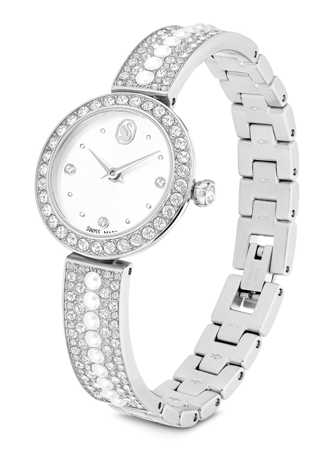 Swarovski Matrix horloge 5743680 - detail 2 zilver