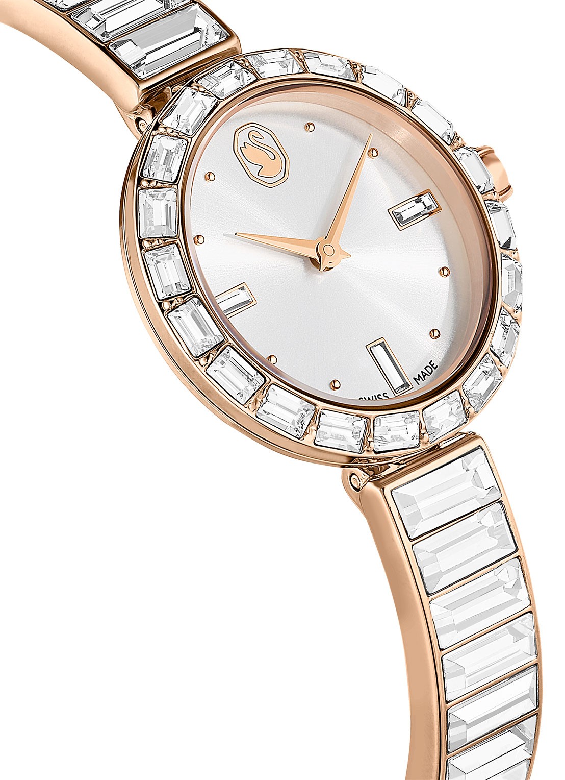 Swarovski Matrix horloge met kristal 5677484 - detail 6 ivoor