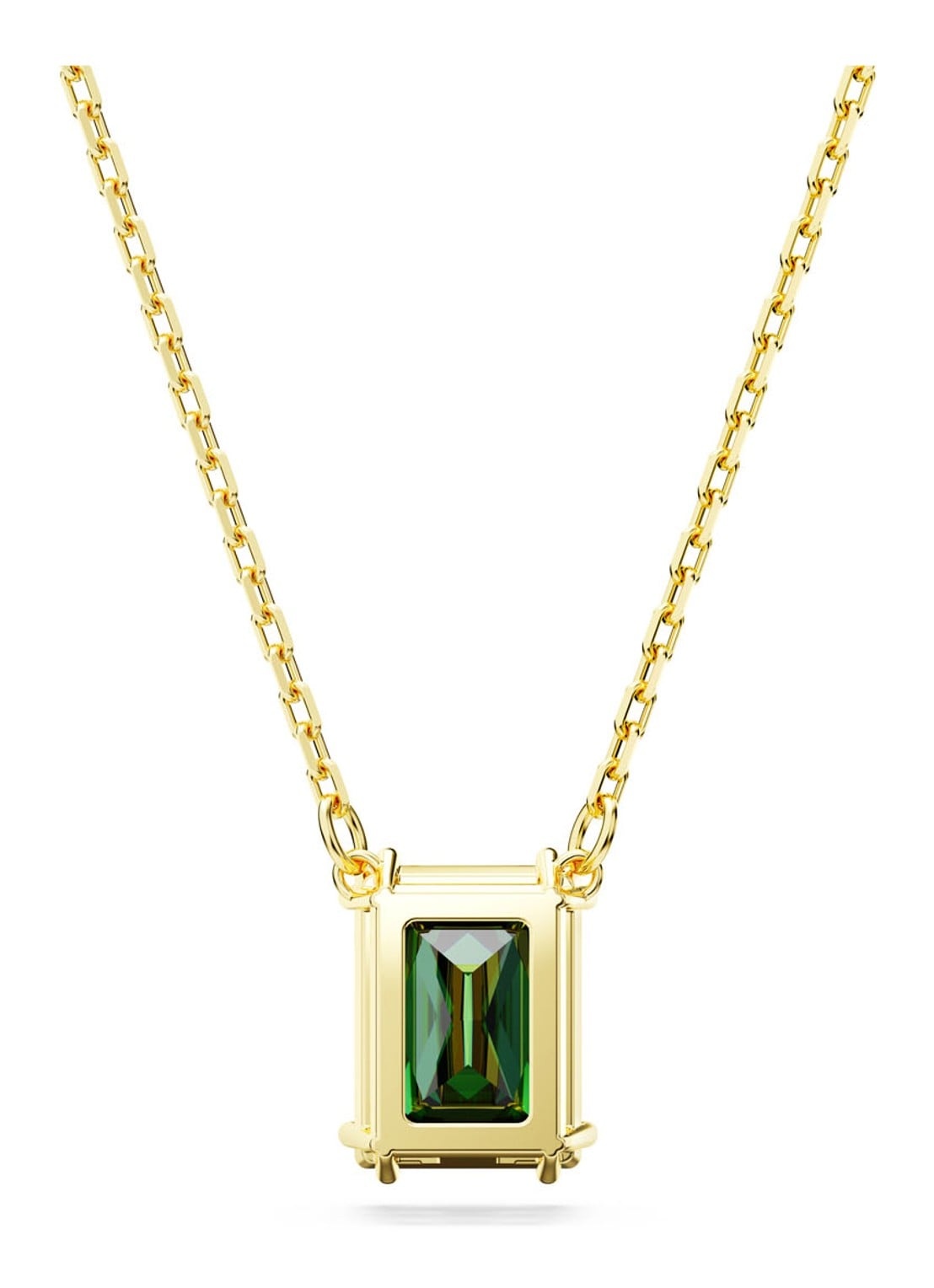 Swarovski Matrix ketting verguld - detail 2 goud