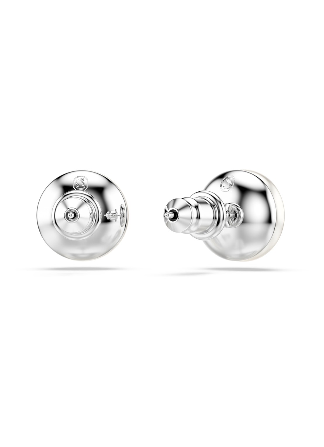 Swarovski Matrix oorstekers  - detail 4 zilver