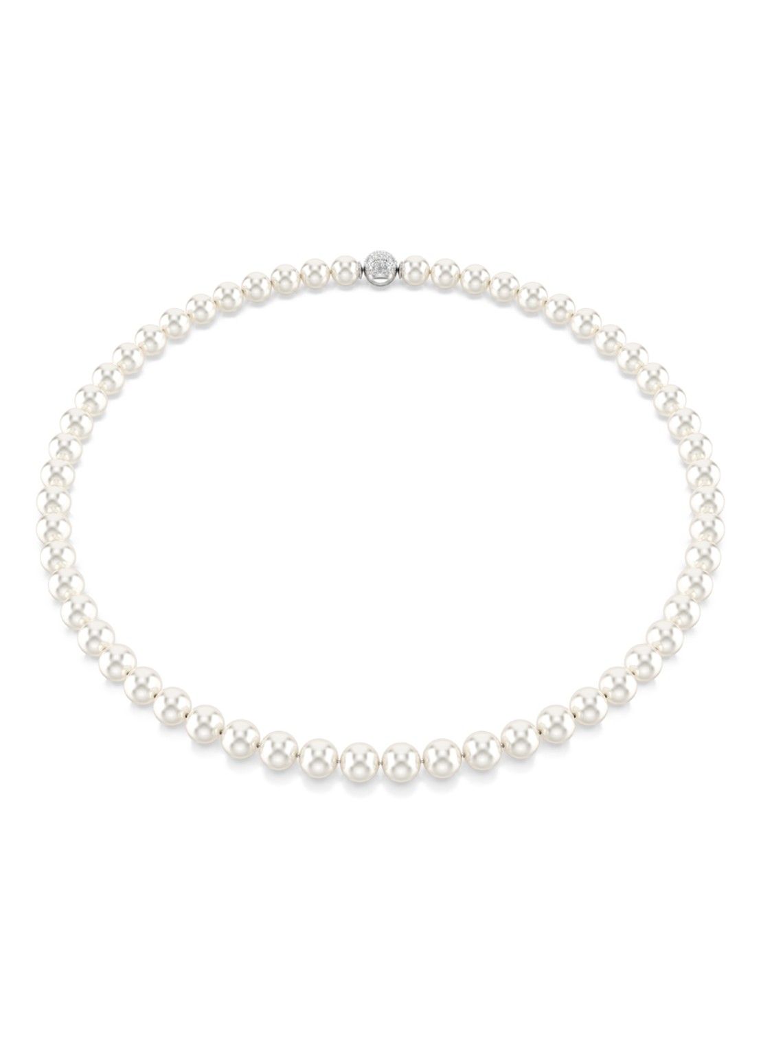 Swarovski Matrix parelketting - voorkant parelmoer