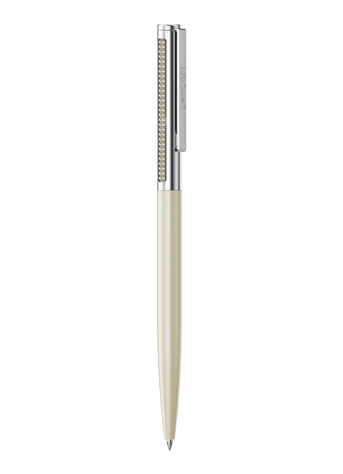 Swarovski Matrix pen met kristal - detail 2 gebroken wit