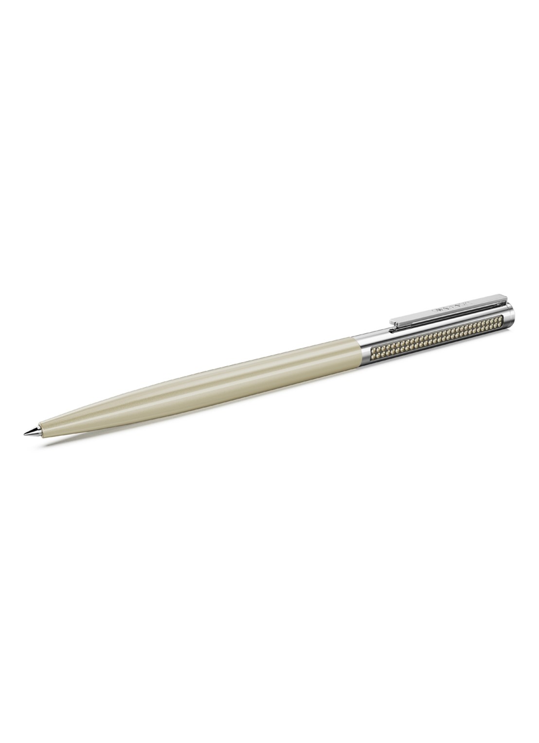 Swarovski Matrix pen met kristal - voorkant gebroken wit