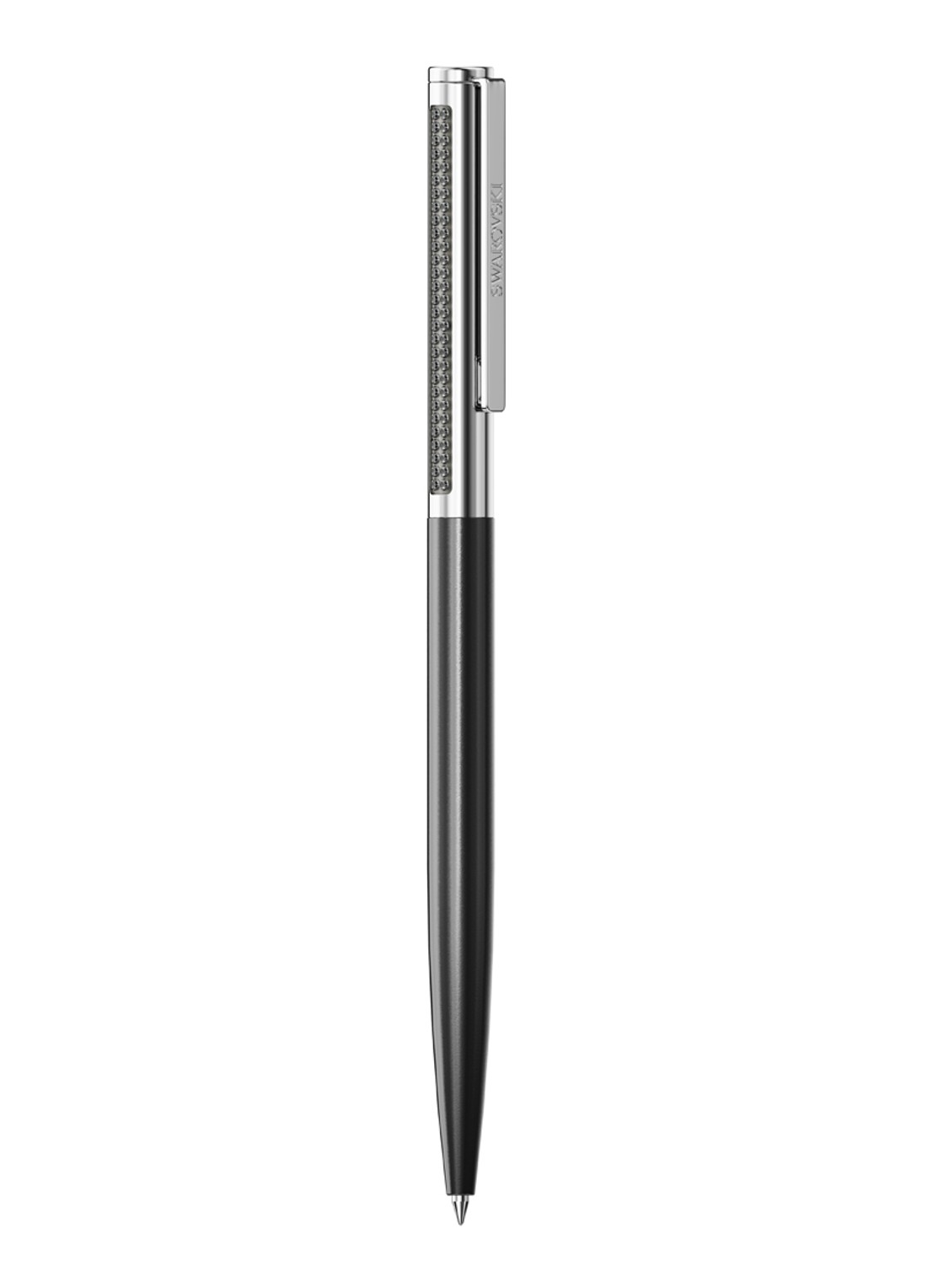 Swarovski Matrix pen met Swarovski kristal - detail 2 zwart