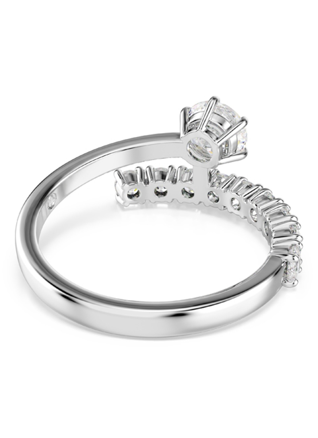 Swarovski Matrix ring met kristal 60 - detail 3 zilver