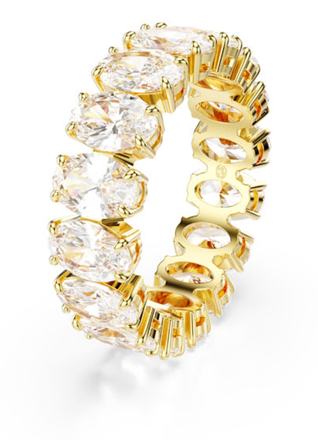 Swarovski Matrix ring verguld 52 - detail 2 goud