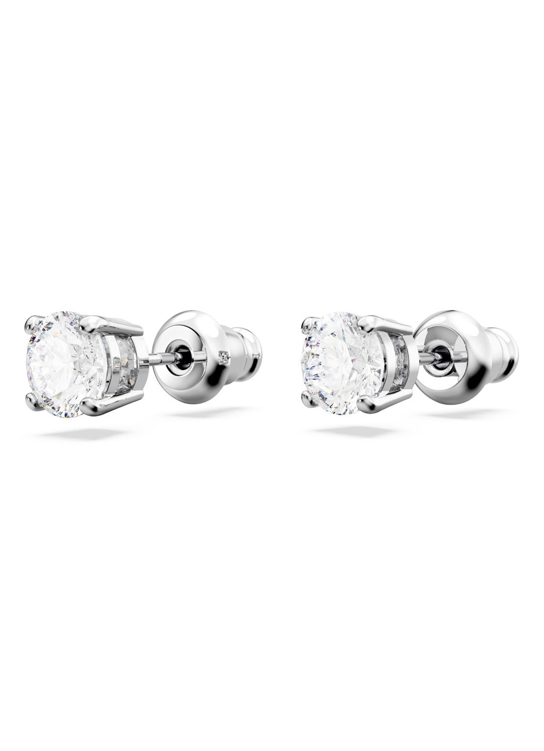 Swarovski Matrix set van ketting en oorknopjes met kristal - detail 7 zilver