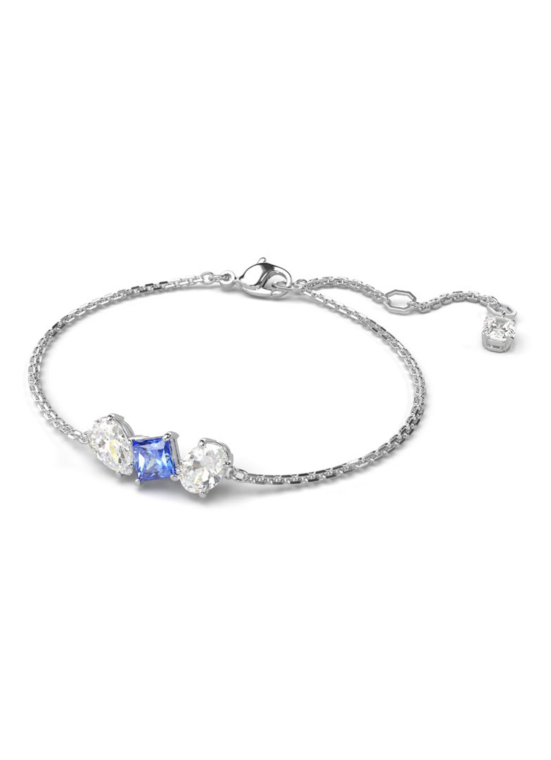 Swarovski Mesmera armband met kristal - voorkant 4 zilver